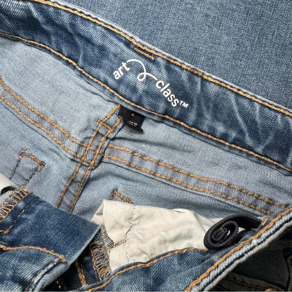 Art‎ class girls Blue Jeans size 6 Flare Low Rise